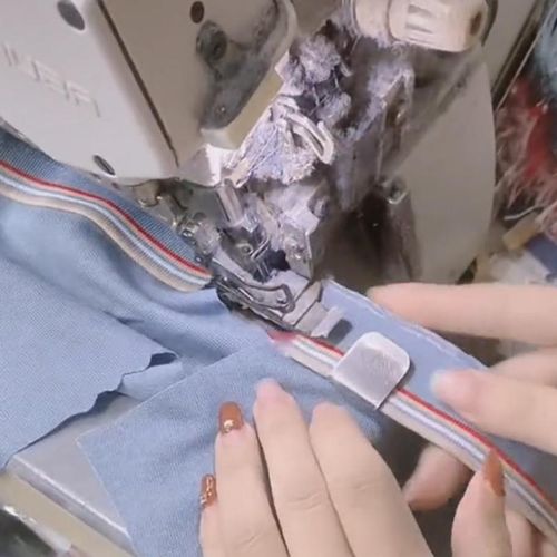 Industrial Overlock Sewing Machine Upper Sleeve Rule Seam Hemmer Guider Hem Guider Lap Seam Folder Lap Seam Folder