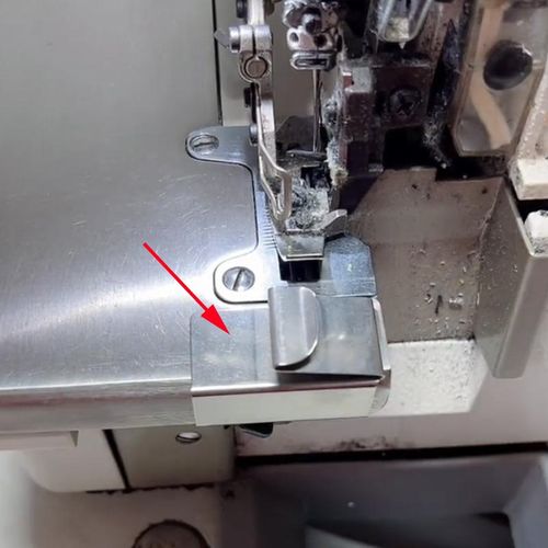 Industrial Overlock Sewing Machine Upper Sleeve Rule Seam Hemmer Guider Hem Guider Lap Seam Folder Lap Seam Folder