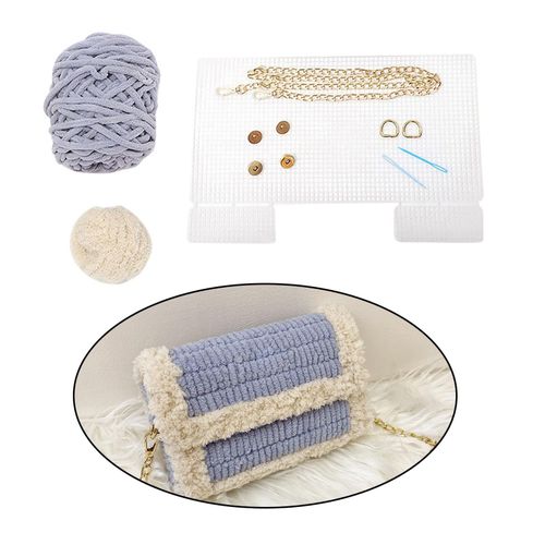 Diy Bag Making Kit For Women Handmade Set Blue