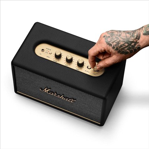 Marshall Original Marshall Acton III 60W Premium Home Wireless Speaker with Bluetooth 5.2 and Multiple Inputs - Enjoy signature Marshall sound - Black