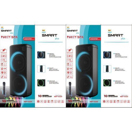 Smart Plus MP1020 Party Box Bluetooth Speaker - Black