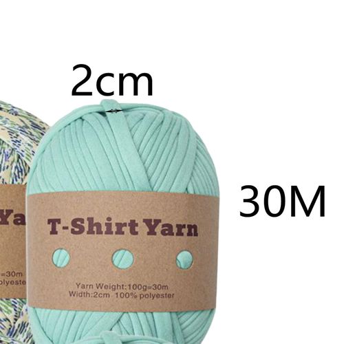 6 Pieces T Shirt Yarn Washable Weaving Thread Yarn  A