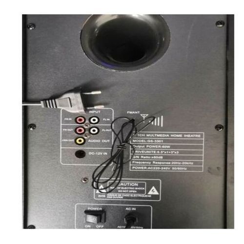 Global Star Home Theater Speaker System 3.1 Hifi Enabled - Black