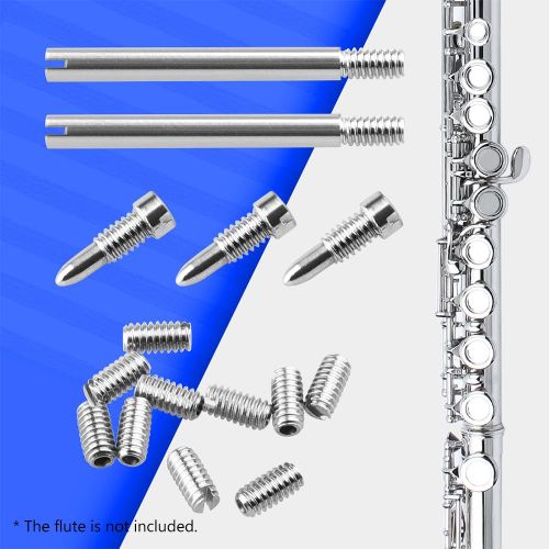 Professional Flute Repair Maintenance Tool Kit Shafts+Screws+Gaskets+Pads+Dowels+Reed Musical Instrument Accessories NO5116