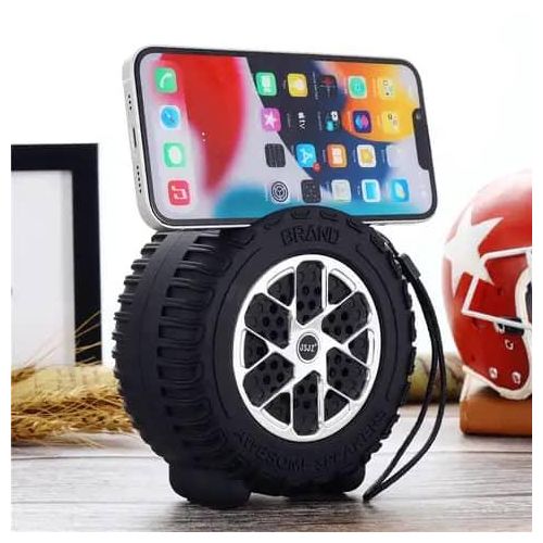 Wireless Portable Speaker With Clear Sound Designed Like A Trye-Black