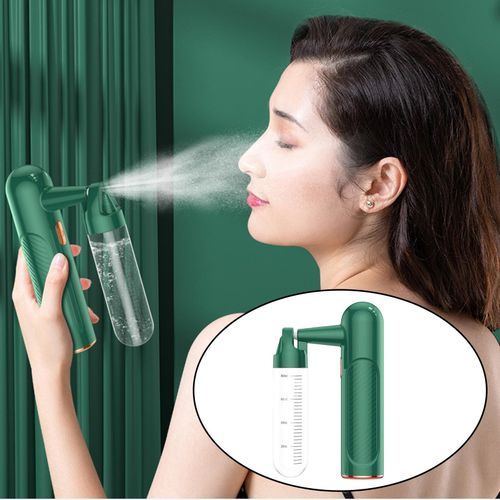 Portable Electric Handheld Steam  Face Steamer  green