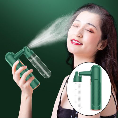 Portable Electric Handheld Steam  Face Steamer  green