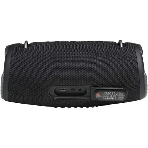Jbl Xtreme 3 Portable Waterproof Speaker with Massive Original Pro Sound, Immersive Deep Bass, 15H Battery, Built-In Charger, PartyBoost Enabled, Easy-to-Carry Strap - Black
