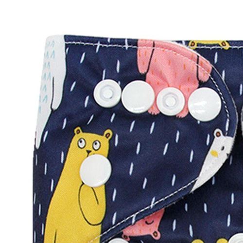 Baby Cloth Diaper Microfiber Inserts Adjustable Washable For 3 - P21