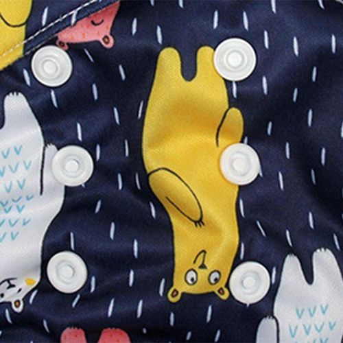 Baby Cloth Diaper Microfiber Inserts Adjustable Washable For 3 - P21