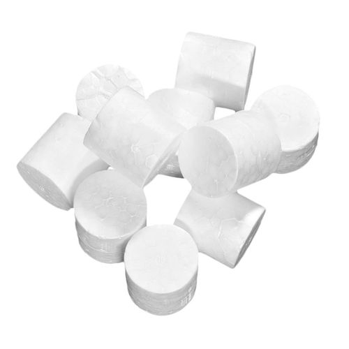 10 Piece DIY Cylinder Shape Styrofoam Foam Material For Kids Craft