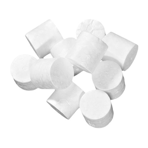 10 Piece DIY Cylinder Shape Styrofoam Foam Material For Kids Craft