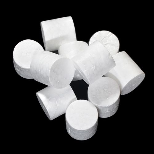 10 Piece DIY Cylinder Shape Styrofoam Foam Material For Kids Craft
