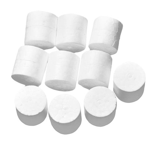 10 Piece DIY Cylinder Shape Styrofoam Foam Material For Kids Craft