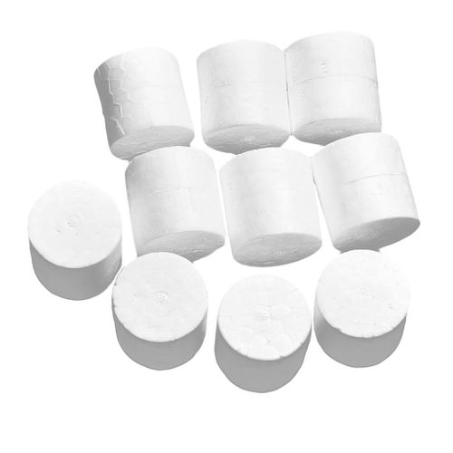 10 Piece DIY Cylinder Shape Styrofoam Foam Material For Kids Craft