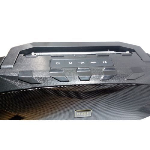 Hf Bluetooth Speaker Inbuilt Torch Phone Call Control-Black, Color May Vary