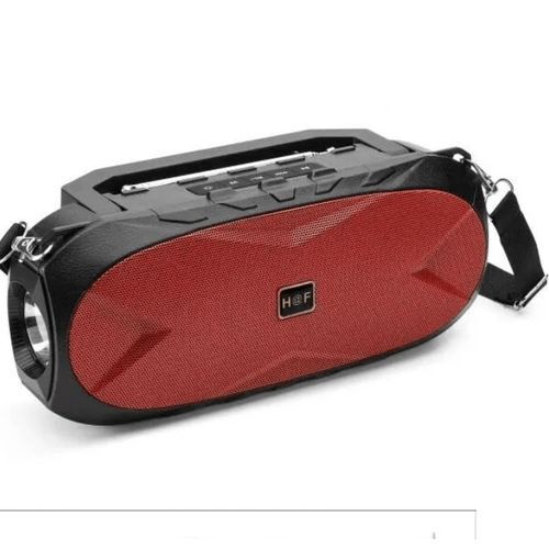 Hf Bluetooth Speaker Inbuilt Torch Phone Call Control-Black, Color May Vary