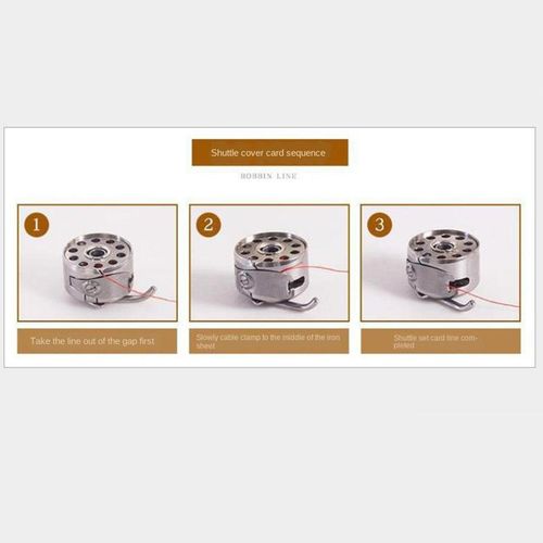 18Pcs SEWING MACHINE BOBBINS METAL BOBBINS CASES FIT FOR SINGER SEWING