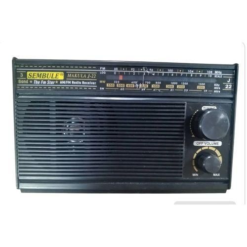 Other Sembule Portable FM/AM Radio - Black.
