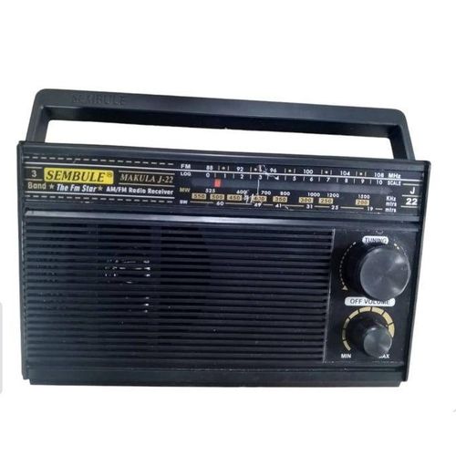 Other Sembule Portable FM/AM Radio - Black.