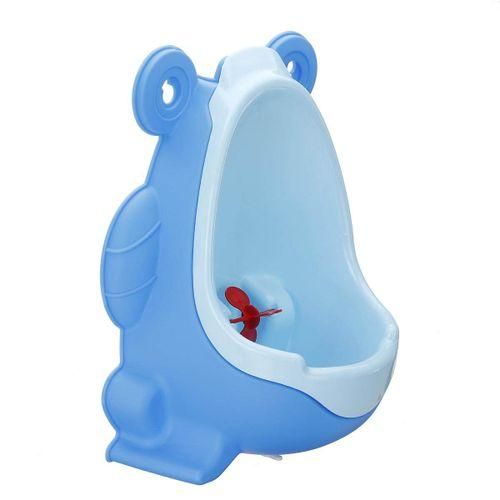 Bathroom Child Kids Boys Frog Potty Urinal Stand Up Sit Dowm Pee Poo Trainer Royal Blue