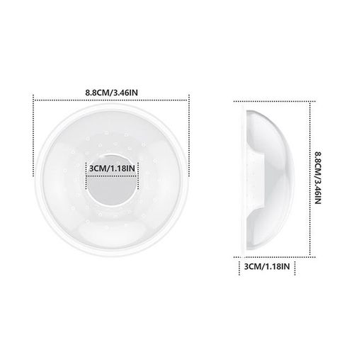 Soft Breast Milk Collector Portable Overflow Prevention Silicone Milk Cup Leakage Prevention Reusable Nursing Pad Milk