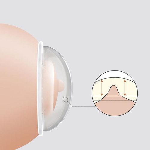 Soft Breast Milk Collector Portable Overflow Prevention Silicone Milk Cup Leakage Prevention Reusable Nursing Pad Milk