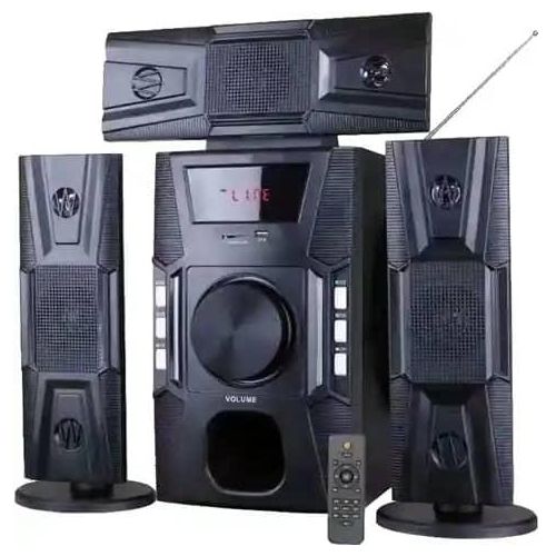 3.1 Home Theatre System Speaker With Remote Control Bluetooth -Black