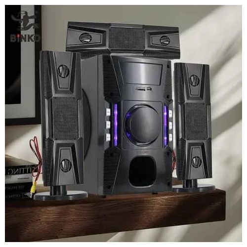 3.1 Home Theatre System Speaker With Remote Control Bluetooth -Black