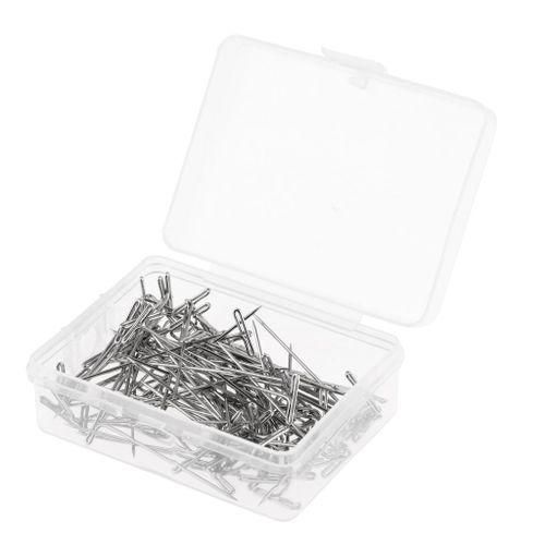 100x Stainless Steel T  Pins For Fixing Wigs Modelling Crafts