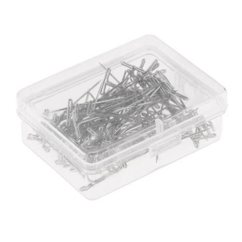 100x Stainless Steel T  Pins For Fixing Wigs Modelling Crafts