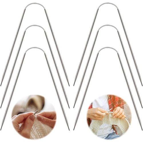 3pcs Circular Knitting Metal Cable Circular Knitting Set Knitting Yarn Knitting For Sweaters Hats Socks