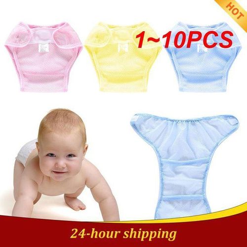 1~10PCS Baby Diapers Washable Reusable Nappies Waterproof Summer Diaper Pocket Cover Infant Pocket Nappy Baby Leak-proof