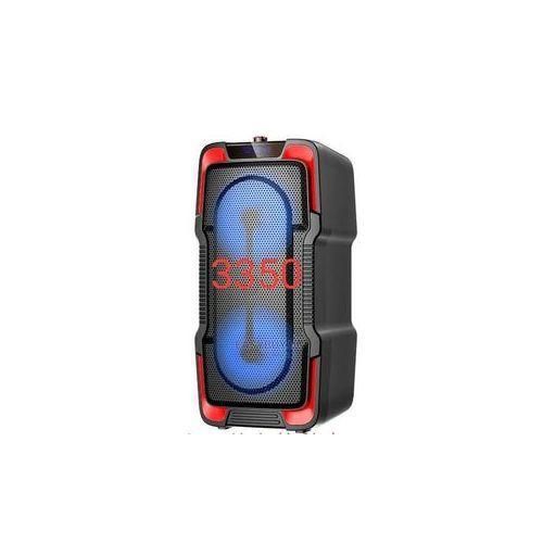 AC/DC Rechargeable Speaker Woofer With Clear Sound And Bass With Microphone And Remote Control-Black
