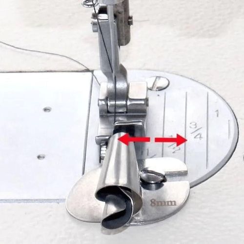 Sewing Rolled Hemmer Foot 3mm-10mm Sewing Machine Presser Foot Durable Stainless Steel Hemming Puller Home Sewing Accessories