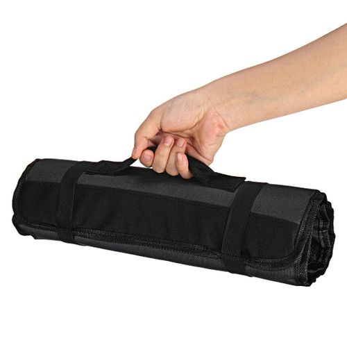 22 Pockets Durable Chef  Roll Bag Carry  Black