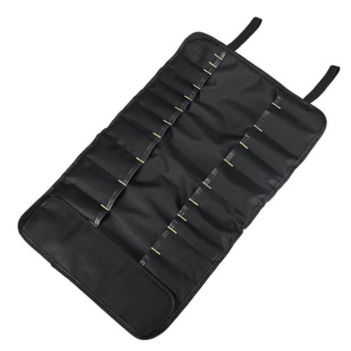 22 Pockets Durable Chef  Roll Bag Carry  Black