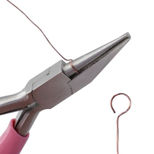 915 Generation Round Concave Plier Wire Looping Plier Mini Precision Plier Wire Bending Tools for DIY Jewelry Making Hobby Projects