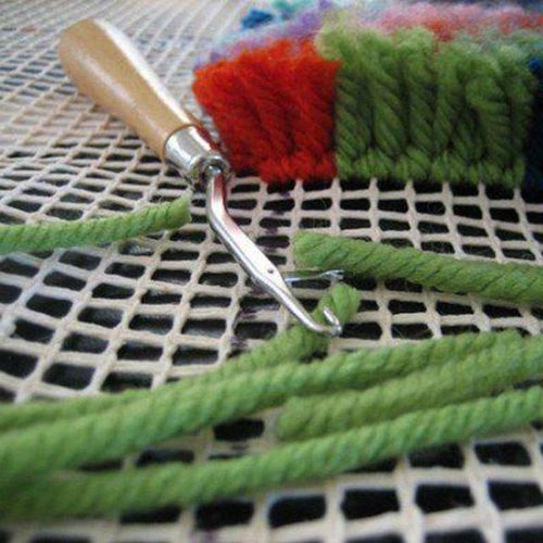 100x150cm Blank Rug Hooking Mesh Canvas Latch Hook Rug Making Carpet Tapestry Diy Kit Tool For Embroidery Crafts Decoration