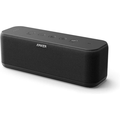 Anker Soundcore Boost Bluetooth Speaker With Well-Balanced Sound, BassUp, 12H Playtime, USB-C, IPX7 Waterproof, Wireless Customizable EQ Via App