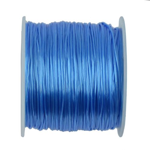 50 Yards Stretchy Elastic Beading Thread Cord Bracelet String Sky Blue