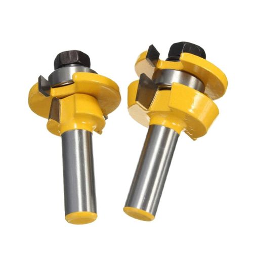 2pcs Rail And Stile Router Bit 1/2-inch Shank Woodworking
