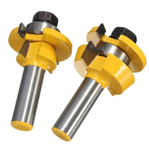 2pcs Rail And Stile Router Bit 1/2-inch Shank Woodworking