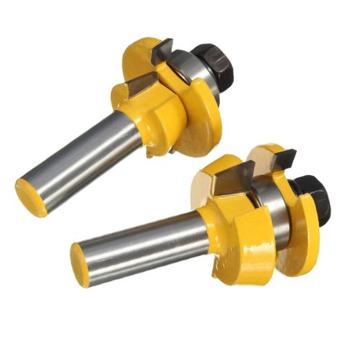 2pcs Rail And Stile Router Bit 1/2-inch Shank Woodworking