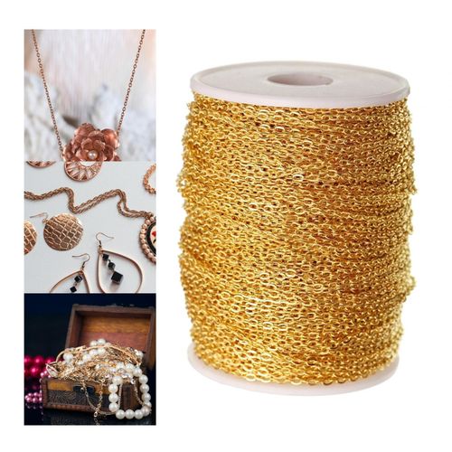 Necklace Chains DIY Crafts Link Cable Chain For Golden