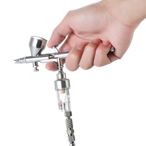 Kkmoon Professional Gravity Feed Airbrush Kit With 1.8m