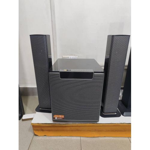Sayonapps 3.1 CH Multimedia Speaker Surround System With Clear Sound And Deep Bass Led Lighting-Black