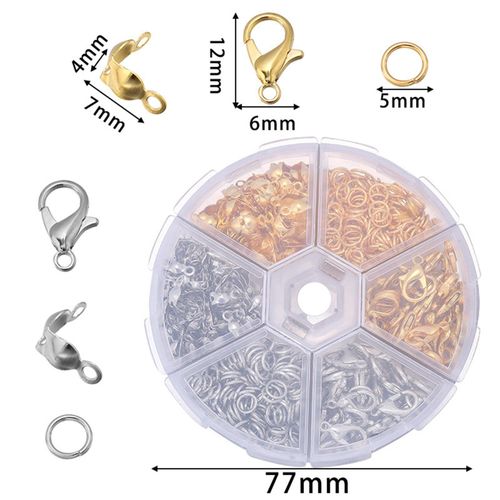 Mixed Lobster Claw Clasps And Jump Rings Set 200 Pliers