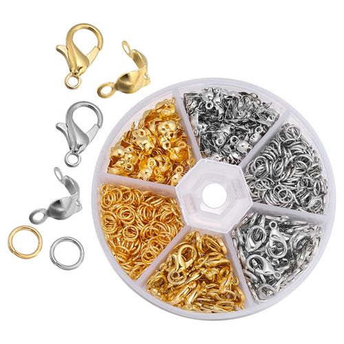 Mixed Lobster Claw Clasps And Jump Rings Set 200 Pliers