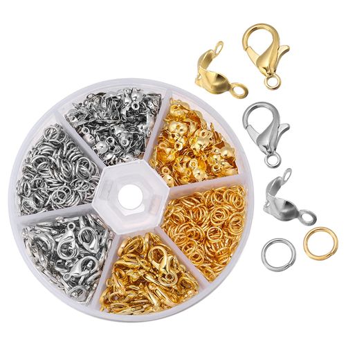 Mixed Lobster Claw Clasps And Jump Rings Set 200 Pliers